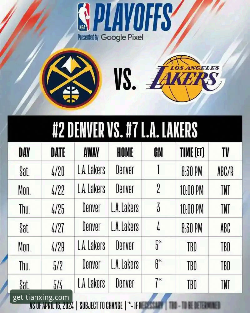 湖人锁定季后赛席位，天行体育直播平台如何见证这一历史时刻？